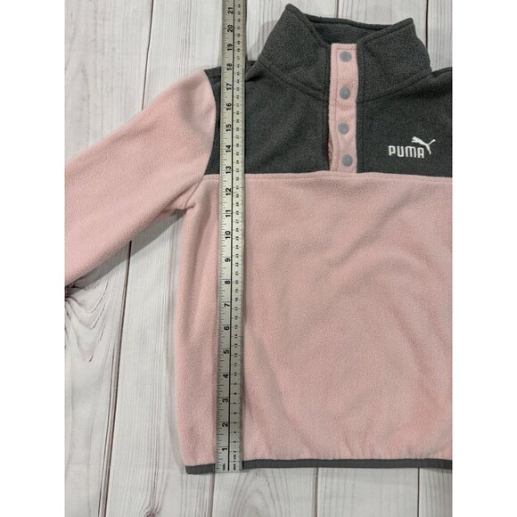 PUMA Fleece Sweater Girls Size Medium 7-8 Soft - Picture 10 of 10